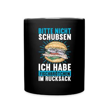 Ostsee Heimat Norddeutschland - Tasse einfarbig - Schwarz - Vorne