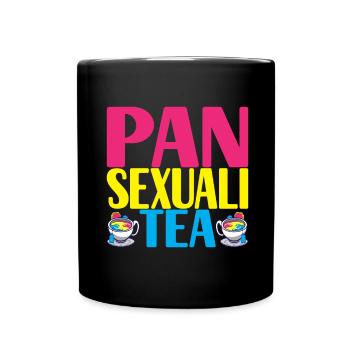 Pansexual LQBTQ - Full Colour Mug - black - Front