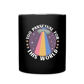 Pansexual LQBTQ - Full Colour Mug - black - Front