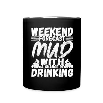 Quad Bike Quad Riders - Mug uni - noir - Devant