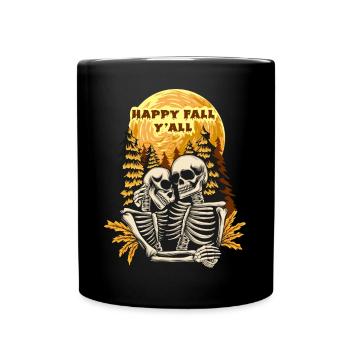 Halloween Pumpkin Horror - Full Colour Mug - black - Front