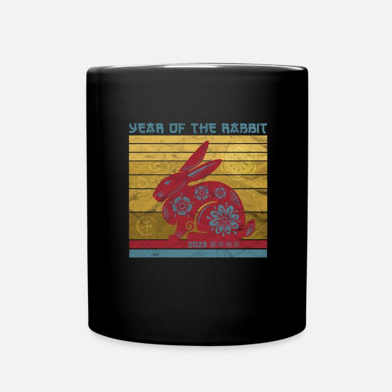 Silvester Party Happy New Year 2023 - Tasse einfarbig - Schwarz