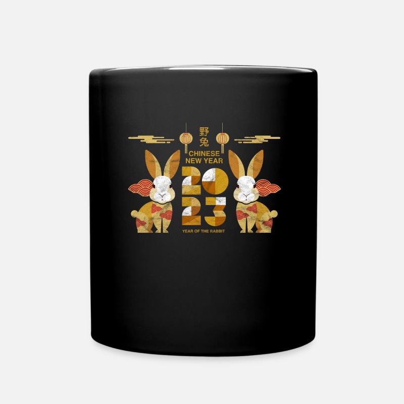 Silvester Party Happy New Year 2023 - Tasse einfarbig - Schwarz