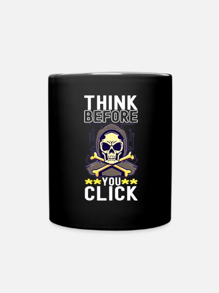 Programmierer Cyber Security - Tasse einfarbig - Schwarz