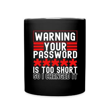Programmer Cyber Security - Full Colour Mug - black - Front