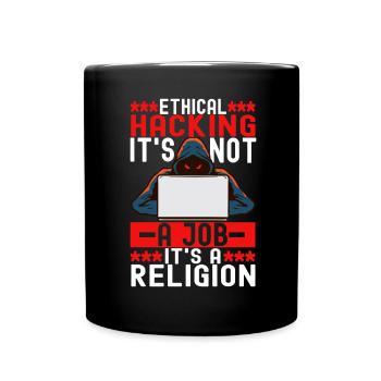 Programmer Cyber Security - Full Colour Mug - black - Front