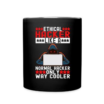Programmer Cyber Security - Full Colour Mug - black - Front