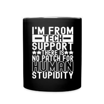 Programmer Cyber Security - Full Colour Mug - black - Front