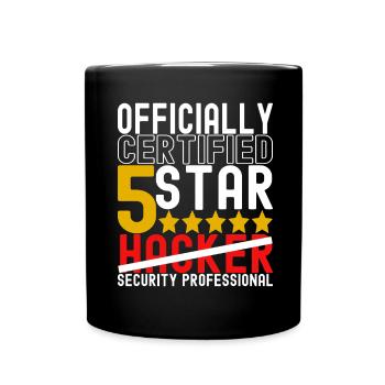 Programmer Cyber Security - Full Colour Mug - black - Front