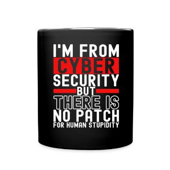 Programmer Cyber Security - Full Colour Mug - black - Front