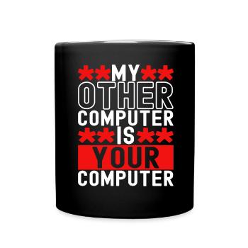 Programmer Cyber Security - Full Colour Mug - black - Front