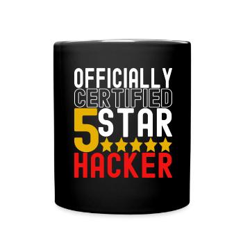Programmer Cyber Security - Full Colour Mug - black - Front