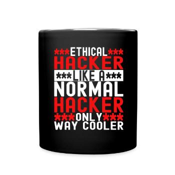 Programmer Cyber Security - Full Colour Mug - black - Front