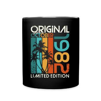 Octobre 1982 Cadeau d’anniversaire de naissance - Mug uni - noir - Devant