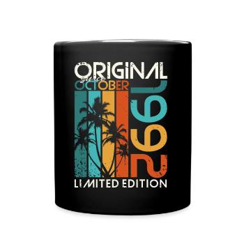 Octobre 1992 Cadeau d’anniversaire de naissance - Mug uni - noir - Devant