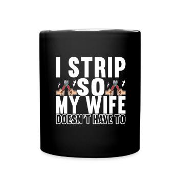 Électricien Électronicien Technicien en Electronique - Mug uni - noir - Devant