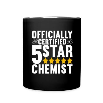 Chimiste chimiste - Mug uni - noir - Devant