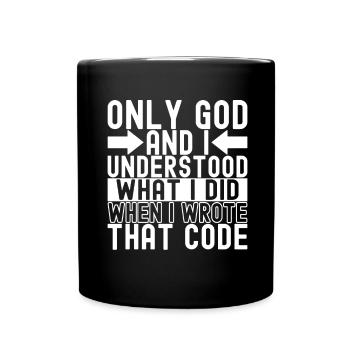 Programmer Computer Scientist - Full Colour Mug - black - Front