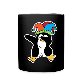 Animal Penguin Drôle d’oiseau de mer Zoo - Mug uni - noir - Devant