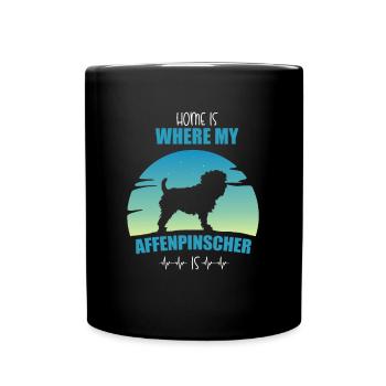 Affenpinscher Dog Owner Cadeau - Mug uni - noir - Devant