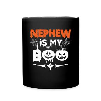 Neveu est mon Boo Halloween - Mug uni - noir - Devant
