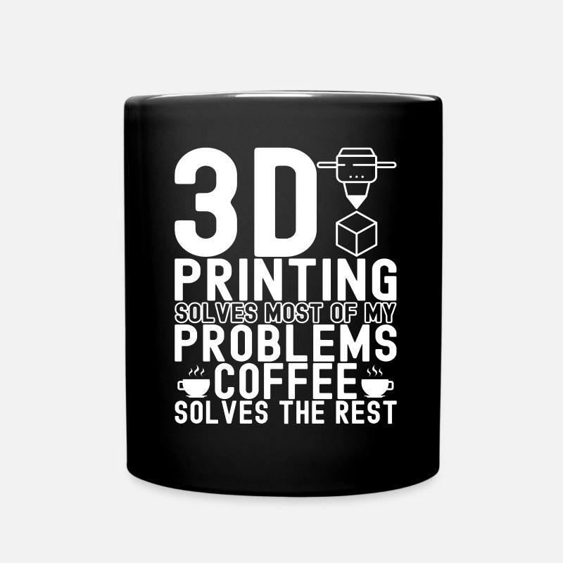 Impression 3D - Mug uni - noir