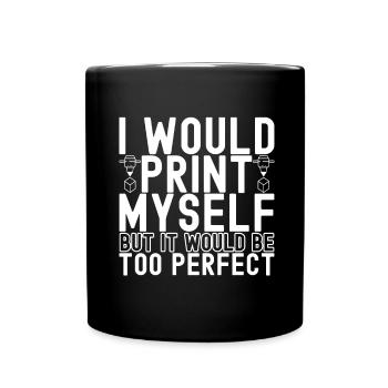 3D printing - Full Colour Mug - black - Front