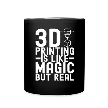 3D printing - Full Colour Mug - black - Front