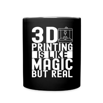 3D printing - Full Colour Mug - black - Front
