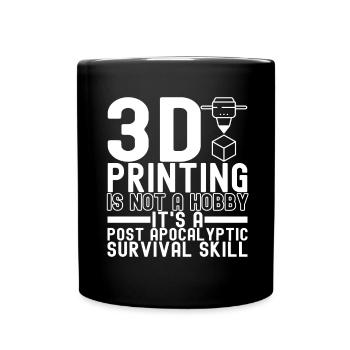 3D printing - Full Colour Mug - black - Front