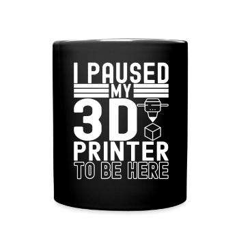 3D printing - Full Colour Mug - black - Front