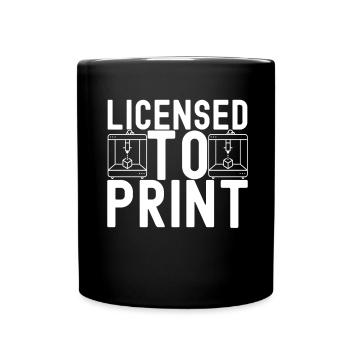 3D printing - Full Colour Mug - black - Front