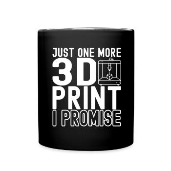 3D printing - Full Colour Mug - black - Front