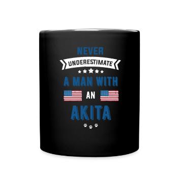 Akita - Mug uni - noir - Devant