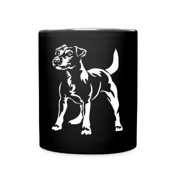 Parson Russell Terrier "Black Edition" - Full Colour Mug - black - Front
