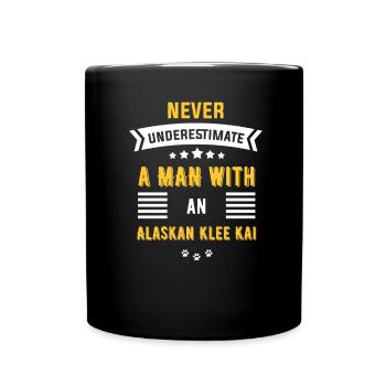 Quai de trèfle de l’Alaska - Mug uni - noir - Devant