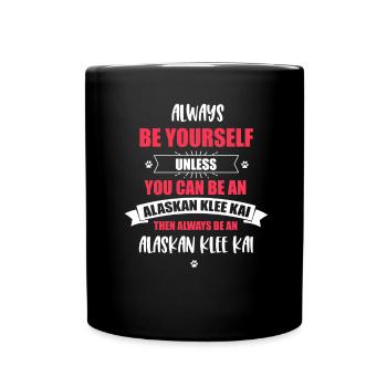Quai de trèfle de l’Alaska - Mug uni - noir - Devant