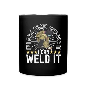 Soudage par soudeur - Mug uni - noir - Devant