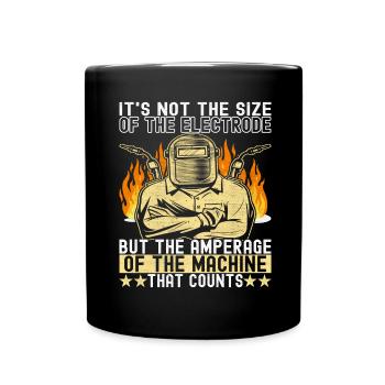 Soudage par soudeur - Mug uni - noir - Devant