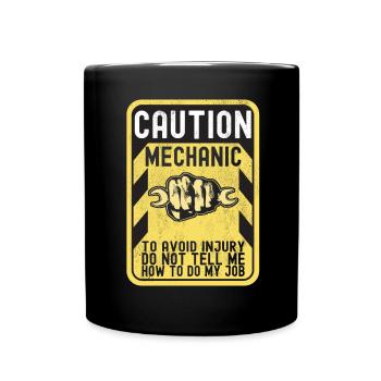 Mécanicien automobile Technicien en mécatronique - Mug uni - noir - Devant