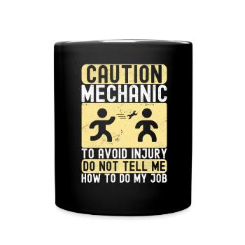 Mécanicien automobile Technicien en mécatronique - Mug uni - noir - Devant