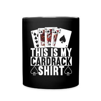 Poker Poker Player Casino - Full Colour Mug - black - Front