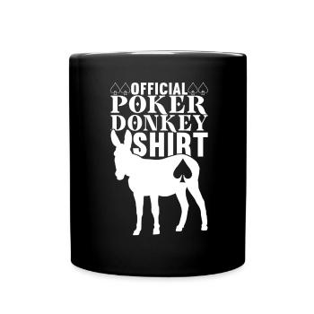 Poker Poker Player Casino - Full Colour Mug - black - Front
