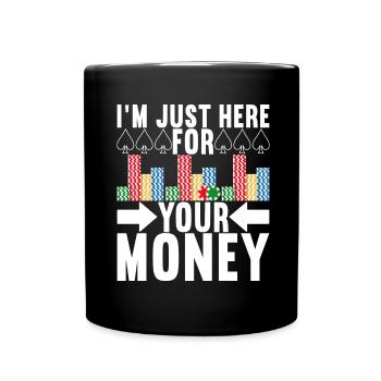 Poker Poker Player Casino - Mug uni - noir - Devant
