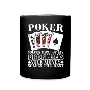 Poker Poker Player Casino - Mug uni - noir - Devant