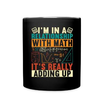 Math Teacher - Full Colour Mug - black - Front