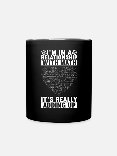 Mathe Mathelehrer - Tasse einfarbig - Schwarz