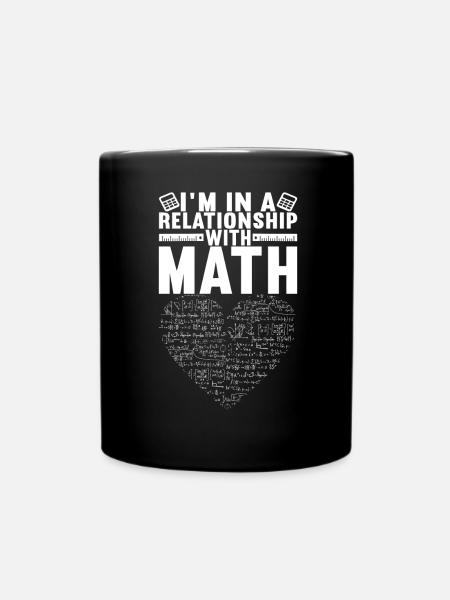 Mathe Mathelehrer - Tasse einfarbig - Schwarz
