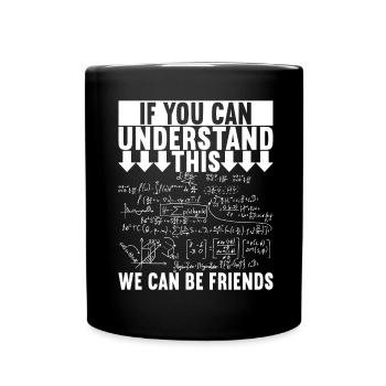 Professeur de mathématiques - Mug uni - noir - Devant