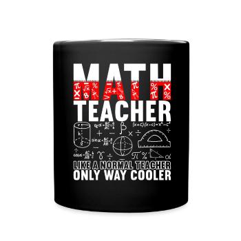 Professeur de mathématiques - Mug uni - noir - Devant